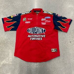 Vintage Chase Authentics Shirt XL Jeff Gordon DuPont Racing Quarter Zip NASCAR